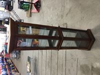    6 Ft Wood and Glass China Cabinet