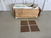    17 Sq Ft of 4 Inch X 4 Inch Tiles