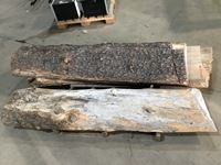    (3) Slabs of Rough Cut Lumber