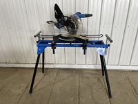    Mastercraft Dual Bevel 10 Inch Sliding Compound Miter Saw and Stand