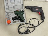    Soldering Gun and Electric Drill