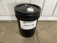   5 Gal Pail of Mobil Nuto H 100 Hydraulic Fluid