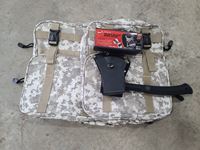    Military Duffle Bag, Axe and Tactical Belt