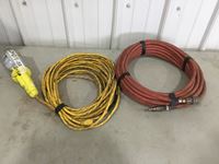    50 Ft Air Hose and Trouble Light