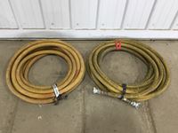    (2) 50 Ft 3/4 Inch 400PSI Air Hoses