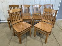    (6) Oak Chairs