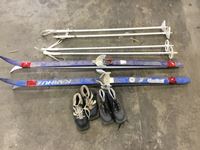    (2) Sets of Cross Country Skis, Boots and Poles