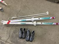    (2) Sets of Cross Country Skis, Boots and Poles
