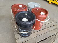   (4) Assorted Pails of Oil