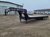 2015 PJ Trailers  32 Ft T/A Dually Flat Deck Trailer