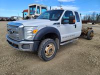 2012 Ford F550 Extended Cab 4X4 Cab and Chassis