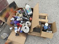 Qty Of Spray Cans, Paints & Cleaners
