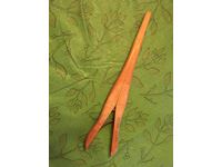 Antique Wood Tongs