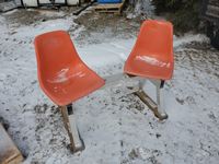    (2) Swivel Chairs with Attached Cup Holders