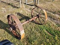    Antique Steel Wheel Axle