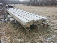    (10) 10 Inch X 10 Inch X 21 Ft Square Timbers