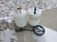    (2) 30 Lb Propane Bottles with Torch