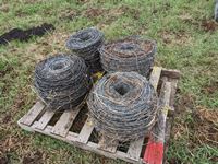    (4) Rolls of Used Barb Wire