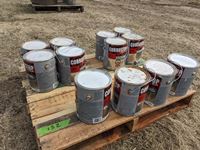    (12) Cans of John Deere Yellow Paint