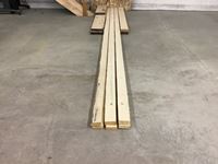    (6) 2 X 4 X 16 Plywood, (5.5) Sheets of 3/8 Plywood, (3) 2 X 10 Assorted Boards and (2) 2 X 6 X 7 Boards