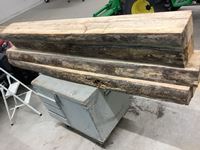    (4) 4 X 10 Rough Cut Timbers