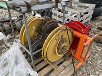    (5) Hose Reel & Hydraulic Press with Stand
