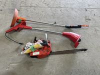    (2) Electric Weed Trimmer & Homelite XL2 Chainsaw