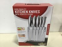    Kitchen Knives with Acrylic Stand