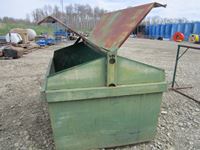    6 Ft L X 4 Ft W X 32 Inch H Garbage Can w/ Double Lid