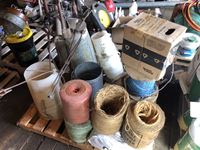    Baler Twine, Broadcasters, Flexible Auger Spout, Partial Rolls of Wire