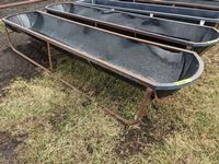    10 Ft Poly Feed Bunk with Metal Frame