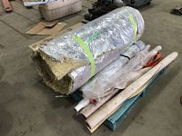    (2) Upholstery Fabric Rolls, Assorted Insulation and Vapor Barrier