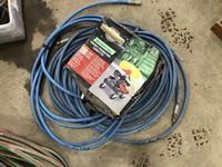    Shop Stool and Pressure Washer Hose