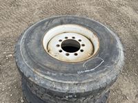    (2) Sumitomo 445/65R22.5 Steering Tires on Rims
