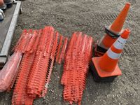    (6) Rolls of Snow Fence & Qty of Traffic Cones