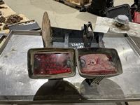    (2) Tail Lights with Mounting Brackets & Fire Extinguisher Bracket