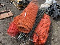    Pallet of Snow Fencing & T Bar Posts