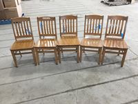    (5) Wooden Chairs