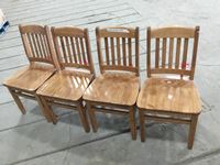    (4) Wooden Chairs
