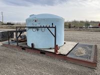    Water Tank on Skid w/Pump and Fittings