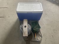    Barbed Wire, Hand Spreader, Cooler and Cattle Combs