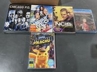    Qty of Blu Ray/DVDs