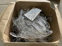    (200) Era Clear Store Clothes Hangers