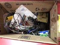    Box of Miscellaneous Electronic Parts for Arcade Games