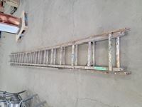    Extendable Wood Ladder