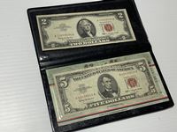    $2 and $5 Red Seal United States Notes