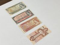    $2 Dollar Canadian Bill