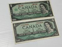    $1 Canadian Bills