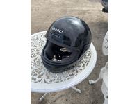    Black Motorcycle Helmet