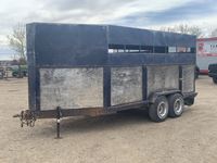 19 Ft T/A Stock Trailer